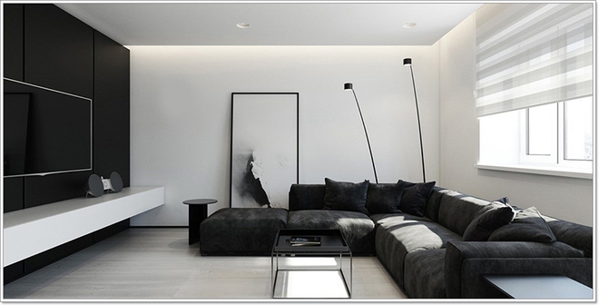 Khi đã trót yêu thích màu đen rồi bạn có biết cách thiết kế nội thất sao cho đẹp - Ảnh 2.