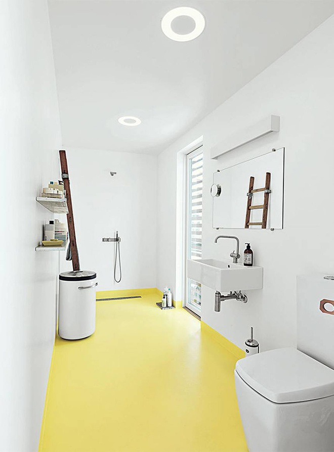 Chỉ cần đủ ánh sáng thôi thì căn phòng tắm đơn sắc cũng có thể mê hoặc vạn người - Ảnh 16.