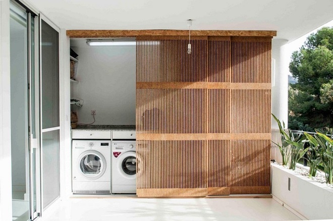 Xu hướng dùng thiết kế gỗ lưới cho nội thất trong nhà, đảm bảo đẹp không chê vào đâu được - Ảnh 7.