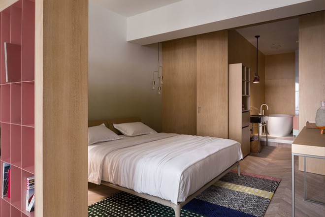 Căn hộ một phòng ngủ có thiết kế hiện đại, độc đáo - Ảnh 8.