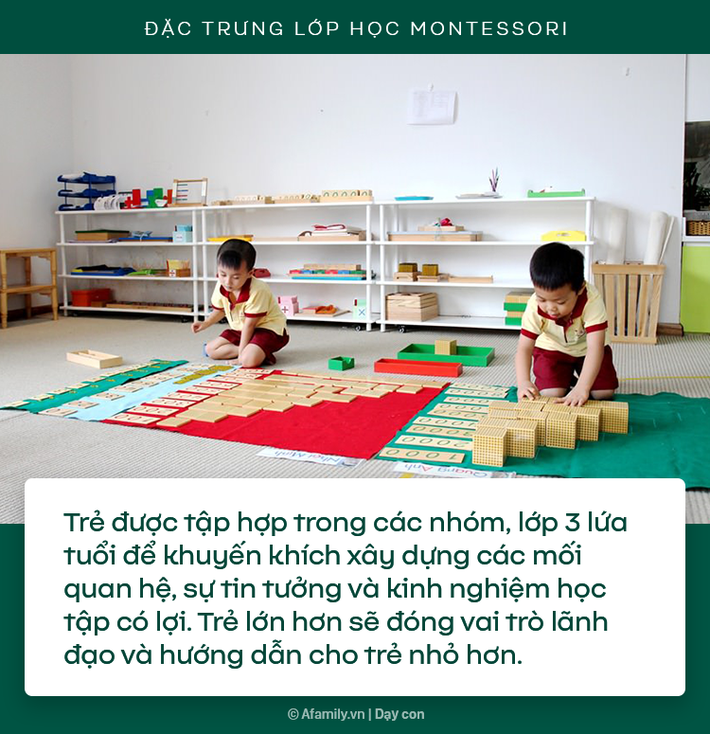 10 đặc điểm cơ bản của lớp học Montessori: Trẻ được tự do, phát huy hết khả năng sáng tạo  - Ảnh 5.