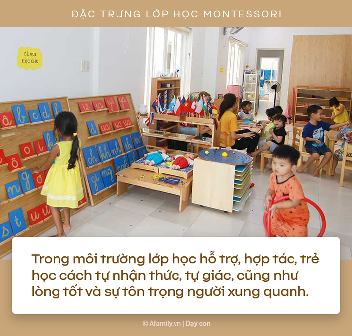 10 đặc điểm cơ bản của lớp học Montessori: Trẻ được tự do, phát huy hết khả năng sáng tạo  - Ảnh 6.