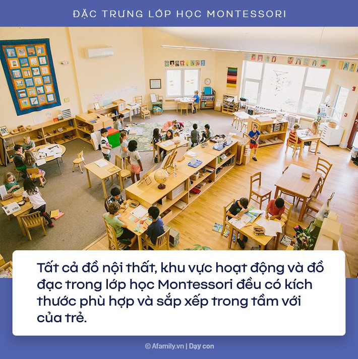 10 đặc điểm cơ bản của lớp học Montessori: Trẻ được tự do, phát huy hết khả năng sáng tạo  - Ảnh 1.