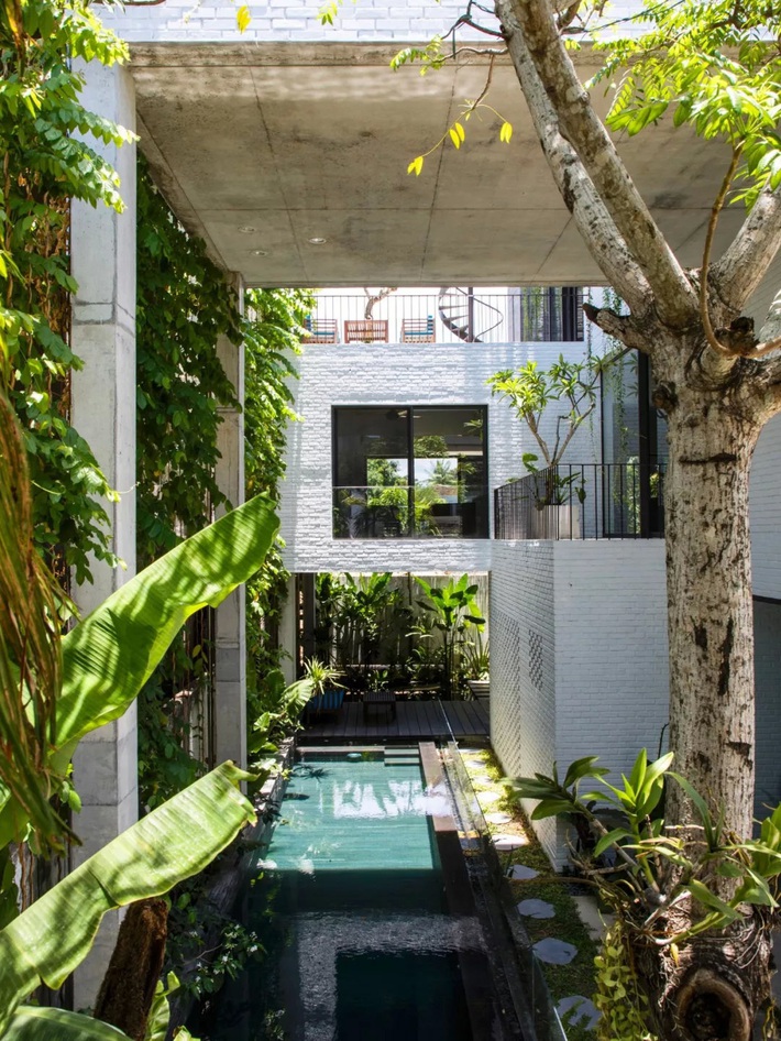 Ngôi nhà đầy gió tự nhiên, cây xanh và ánh sáng thân thiện với môi trường dành cho gia đình 5 người ở Đà Nẵng - Ảnh 6.