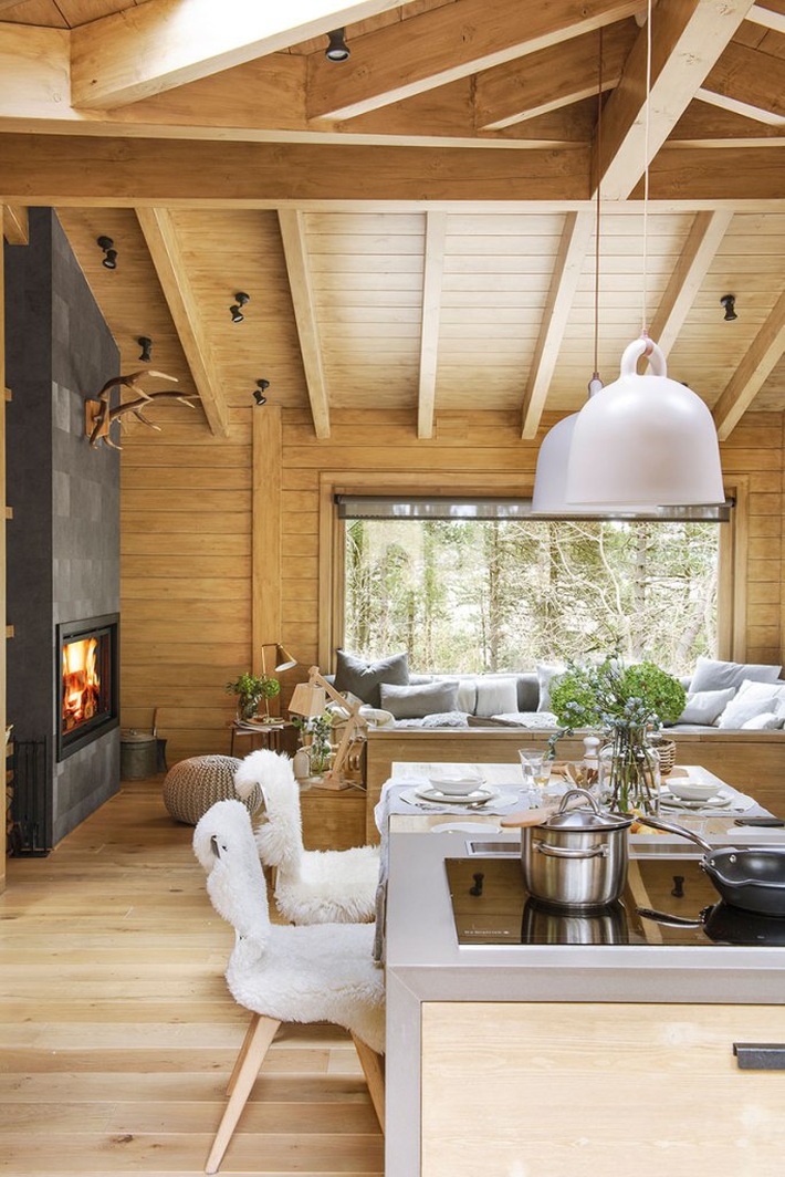 Thiết kế nhà gỗ cho ngôi nhà luôn ấm áp trong những ngày đông lạnh giá - Ảnh 4.