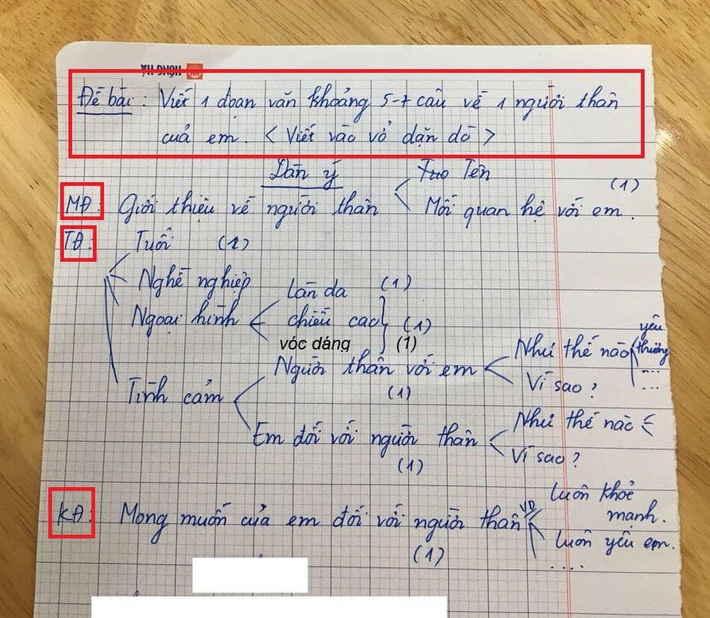 Chỉ là bài văn thông thường của cậu học sinh lớp 3, nhưng khi biết “công thức viết văn” của bà mẹ thì ai cũng phục sát đất - Ảnh 3.