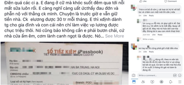 Chồng đột nhiên đòi đứng tên sổ tiết kiệm khi vợ về ngoại ở cữ, cô vợ bí mật 