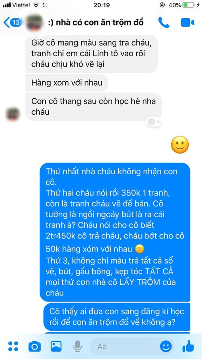 Lén để con trộm đồ mang về nghịch khi đi đăng ký học vẽ, mẹ phải đền gần 5 triệu đồng sau khi cô giáo tức giận đòi 