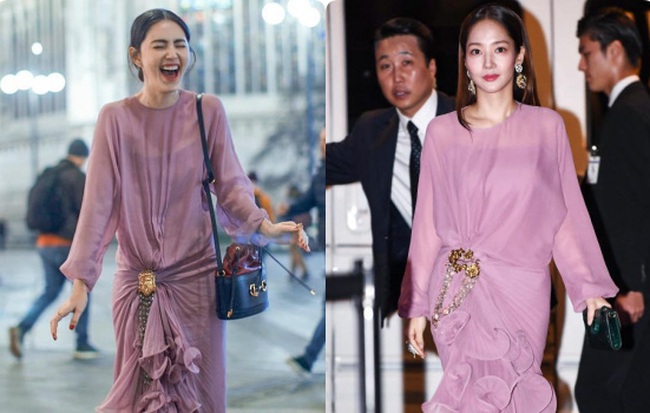 Diện cùng một bộ đầm bánh bèo, Park Min Young tự dìm dáng không thương tiếc,
