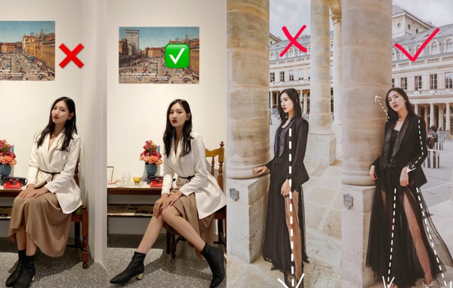 Cập nhật ngay bí quyết tạo dáng giúp kéo dài chân, chụp 10 tấm đẹp cả 10