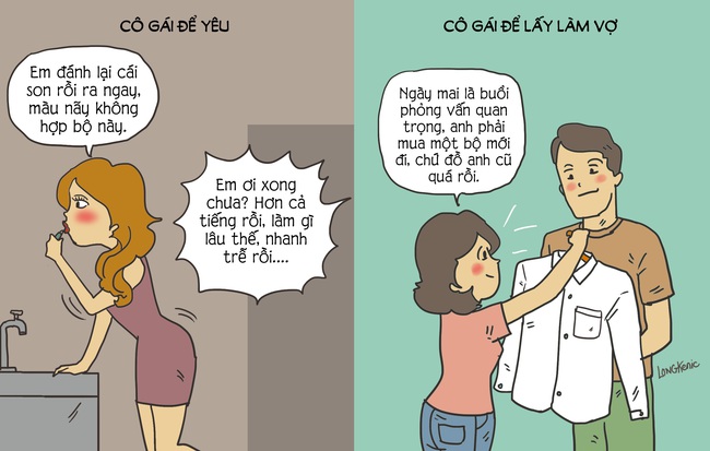 Tranh vui: Khác biệt