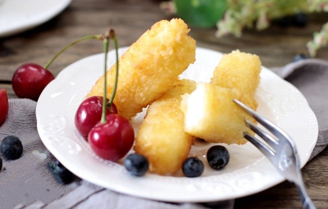Bánh sữa chiên xù giòn ngậy thơm ngon