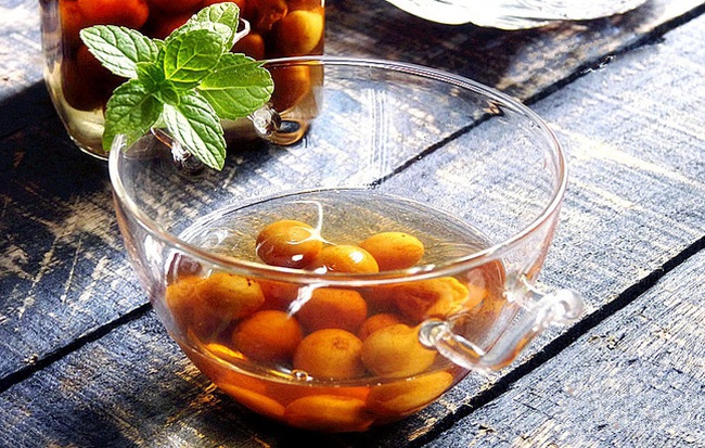 Quất hồng bì ngâm đường phèn phòng chống ho, cảm cúm
