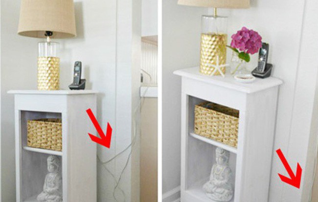 Vài mẹo đơn giản tinh tế giúp giấu hết đám dây điện rối tung vừa nguy hiểm vừa khiến nhà bạn kém sang
