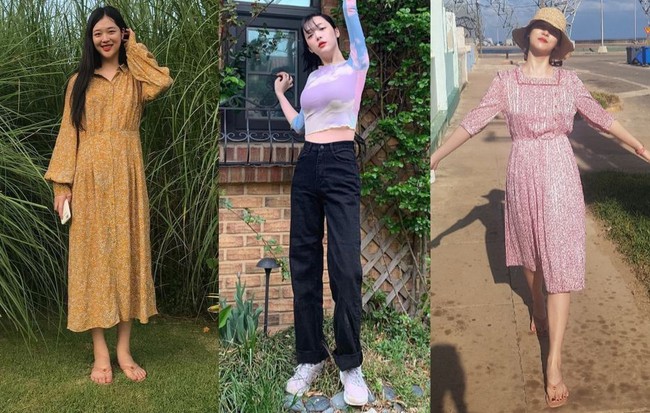 Sulli và những khoảnh khắc thời trang đời thường: Tươi trong rạng rỡ như nắng mai, ai nhìn cũng yêu
