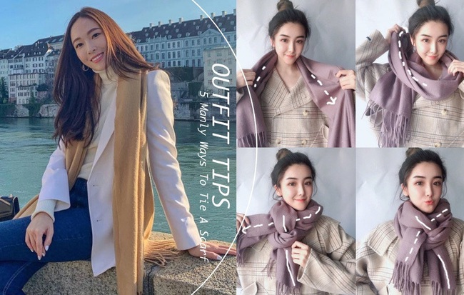 5 cách quàng khăn siêu xinh kiểu Hàn Quốc để bạn diện ngay trong ngày gió lạnh căm căm