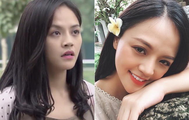 Cùng một lối trang điểm nhẹ nhàng thế nhưng ngoài đời