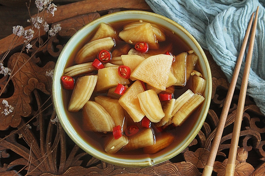Cuối tuần nào tôi cũng làm củ cải ngâm chua ngọt để dành ăn dần trong tuần vì cả nhà ai cũng thích - Ảnh 5.