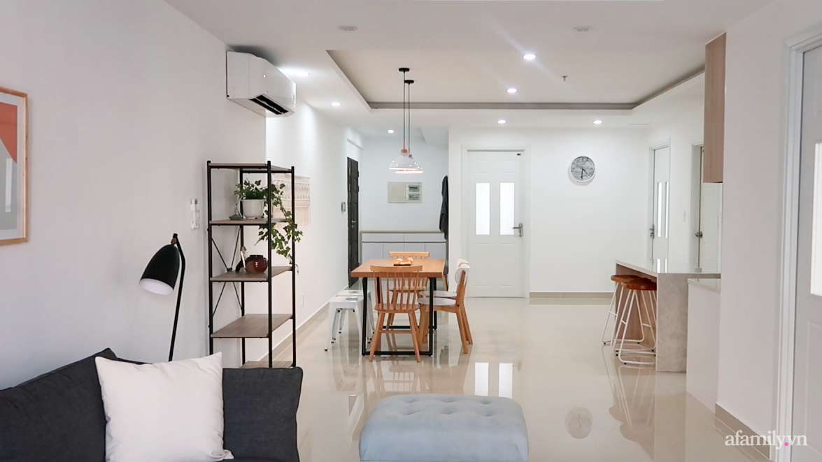 Nữ thiết kế mách cách decor không gian căn hộ 109m², 3 phòng ngủ ở Phú Mỹ Hưng, Sài Gòn theo phong cách hiện đại, tối giản chi phí chỉ 81 triệu đồng - Ảnh 3.