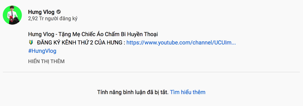 Dừng hoạt động được vài ngày, Hưng Vlog lại đăng clip ''cà khịa'' mẹ, dân mạng phẫn nộ vào bình luận kèm hastag #taychayhungvlog - Ảnh 4.