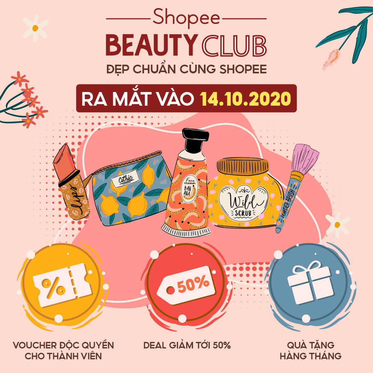 Shopee Beauty Club - Không gian mua sắm dành riêng cho tín đồ làm đẹp