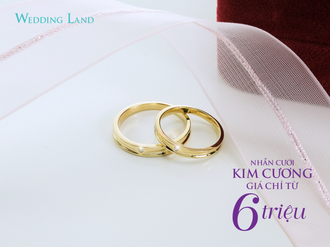 Nhận quà khủng khi mua nhẫn cưới kim cương 6 triệu đồng - Ảnh 1. Nhận quà khủng khi mua nhẫn cưới kim cương 6 triệu đồng - Ảnh 1.