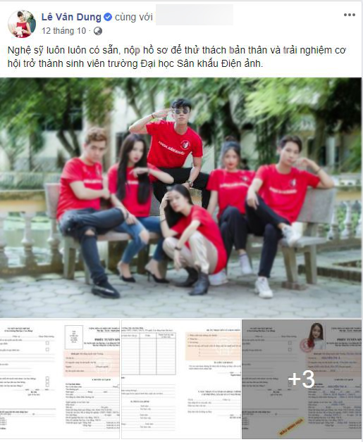 Đăng vu vơ trên Facebook, Vân Dung vô tình để lộ ảnh con: Không ngờ Nhím giờ đẹp trai nhường này, còn là sinh viên trường nổi tiếng - Ảnh 2.