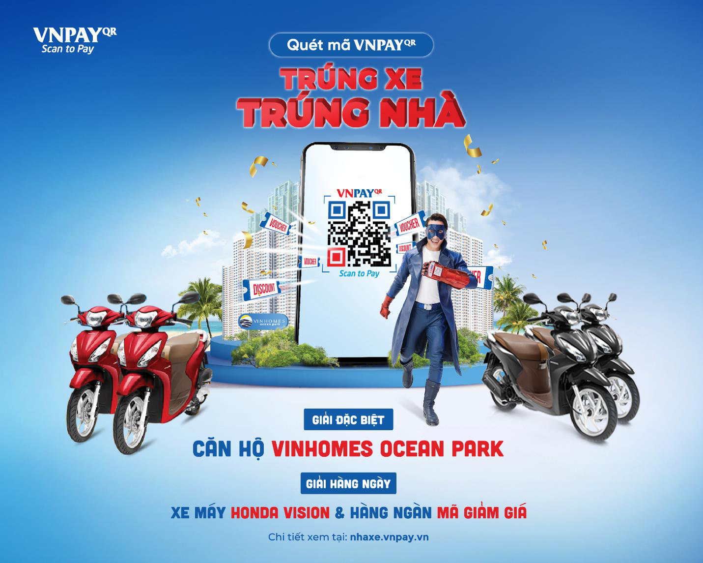 Nghiện thanh toán QR code, bố bỉm sữa trúng xe ga tặng vợ - Ảnh 2.