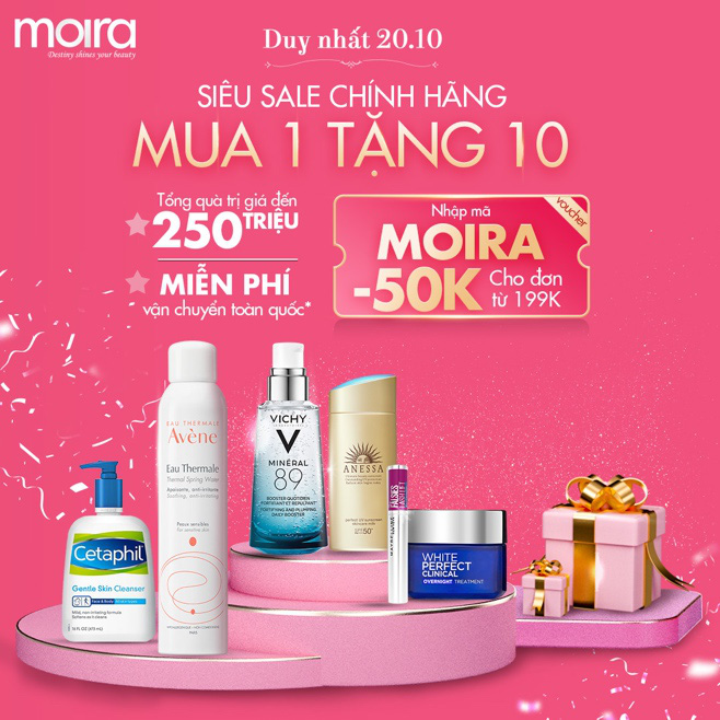 Có gì vui ngày 20.10: Hàng loạt quà tặng cho nàng tại Moira.vn - Ảnh 2.