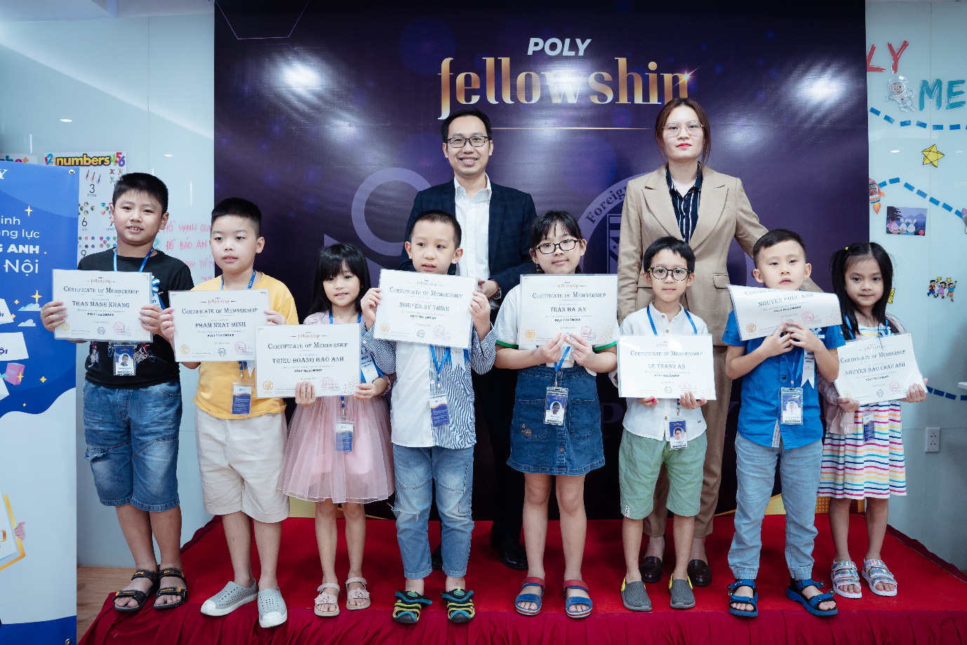 Top học sinh đọc sách tiếng Anh xuất sắc tại Poly Fellowship