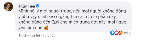 The online community argued that Thuy Tien applied for a fund to support the central region to help Vietnamese workers in Japan - Photo 7.