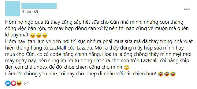 Phát hờn với dàn “chồng nhà người ta”, khéo chăm vợ khéo cả mua sữa cho con - Ảnh 3.