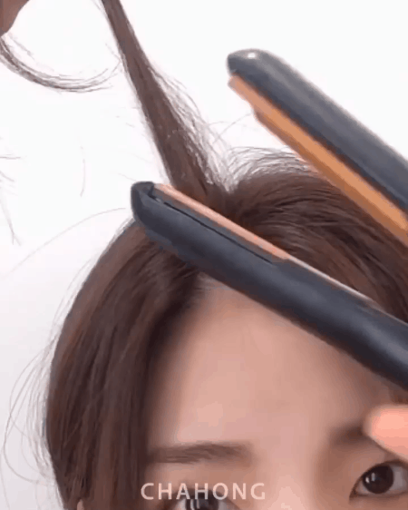 Gái Hàn có chiêu làm tóc biến mặt từ tròn thành thanh thoát mà hay nhất là cực đơn giản và không cần ra tiệm - Ảnh 5. Gái Hàn có chiêu làm tóc biến mặt từ tròn thành thanh thoát mà hay nhất là cực đơn giản và không cần ra tiệm - Ảnh 5.