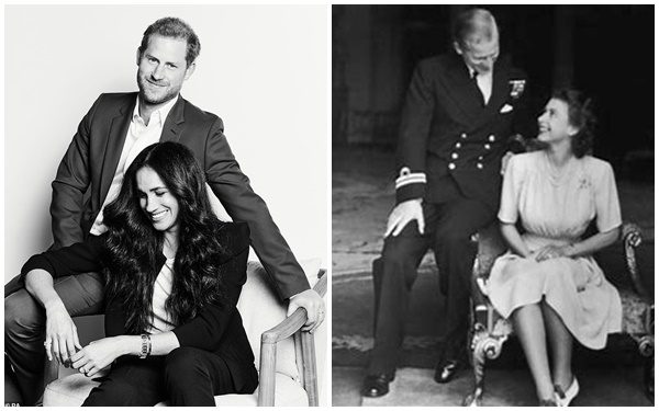 Meghan Markle bị chê bai khi bắt chước Nữ hoàng Anh trong bức hình mới nhất và phải xấu hổ khi bị một thành viên cao cấp hoàng gia từ mặt - Ảnh 1.