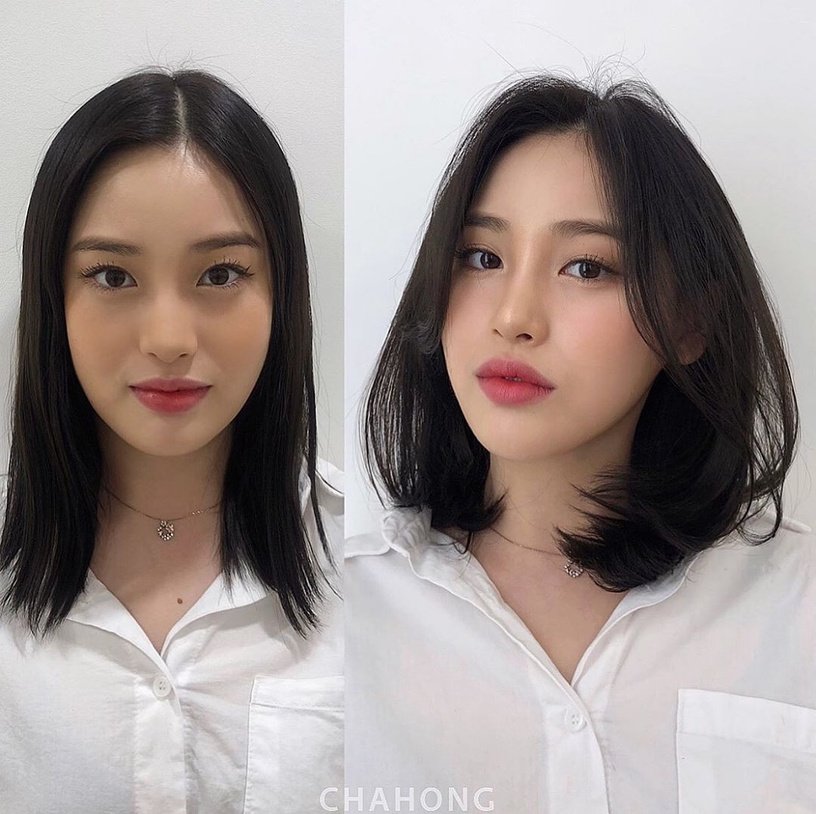 Gái Hàn có chiêu làm tóc biến mặt từ tròn thành thanh thoát mà hay nhất là cực đơn giản và không cần ra tiệm - Ảnh 3. Gái Hàn có chiêu làm tóc biến mặt từ tròn thành thanh thoát mà hay nhất là cực đơn giản và không cần ra tiệm - Ảnh 3.