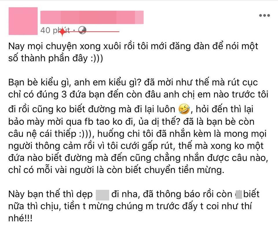 Sự kiện cưới trên Facebook: Sự kiện cưới trên Facebook mang lại trải nghiệm đa dạng, chia sẻ bức ảnh và video đáng nhớ, kết nối bạn bè và người thân, đồng thời giúp bạn tiết kiệm chi phí tổ chức đám cưới. Bạn có thể dễ dàng tùy chỉnh thông tin cho sự kiện và liên lạc với khách mời để chia sẻ thông tin cần thiết. Bất cứ điều gì xảy ra, các khách mời của bạn đều dễ dàng cập nhật thông tin và tương tác với nhau thông qua sự kiện trên Facebook.