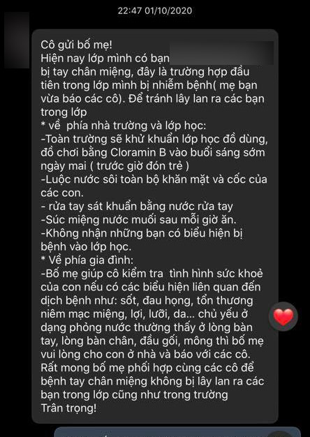 1 trường mầm non khiến phụ huynh bức xúc vì giấu kín chuyện học sinh bị bệnh truyền nhiễm, hàng loạt em bị lây sau đó - Ảnh 5. 1 trường mầm non khiến phụ huynh bức xúc vì giấu kín chuyện học sinh bị bệnh truyền nhiễm, hàng loạt em bị lây sau đó - Ảnh 5.