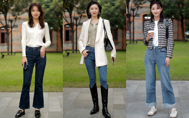 Street style Châu Á: Toàn mặc jeans cơ bản nhưng nàng nào cũng đẹp nhờ kết hợp đúng kiểu giày 