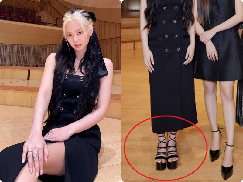 Cùng diện đầm Chanel 160 triệu: "Gia Quý phi" của Như ý Truyện sang chảnh bậc nhất, Jennie (Black Pink) bất ngờ lép về chỉ vì đôi sandals tòe cả ngón chân - Ảnh 11. Cùng diện đầm Chanel 160 triệu: "Gia Quý phi" của Như ý Truyện sang chảnh bậc nhất, Jennie (Black Pink) bất ngờ lép về chỉ vì đôi sandals tòe cả ngón chân - Ảnh 11.