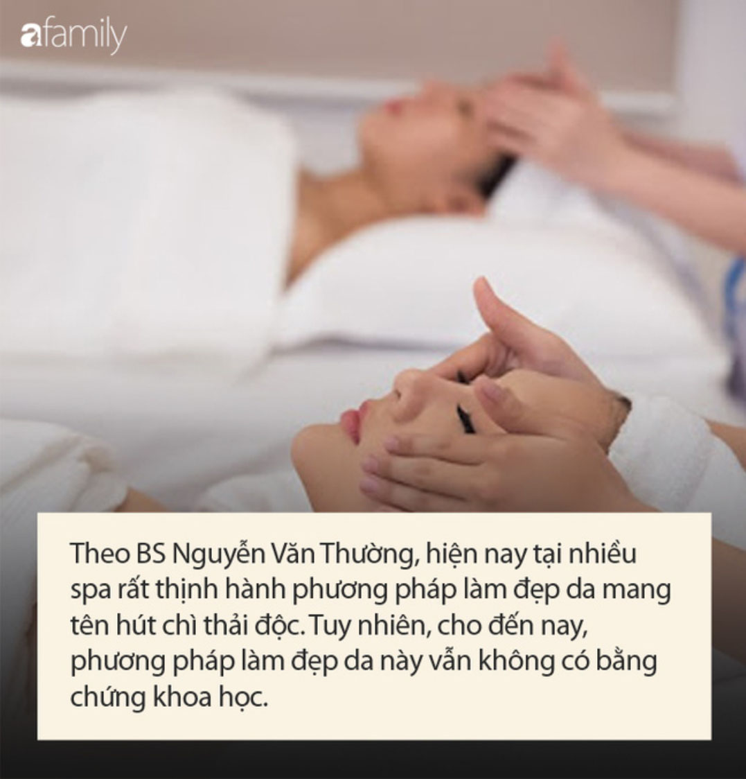 Đến bây giờ vẫn nhiều người tin hút chì thải độc da là có thật: Chuyên gia hàng đầu về da liễu khẳng định đây chỉ là chiêu trò của các spa! - Ảnh 2. Đến bây giờ vẫn nhiều người tin hút chì thải độc da là có thật: Chuyên gia hàng đầu về da liễu khẳng định đây chỉ là chiêu trò của các spa! - Ảnh 2.