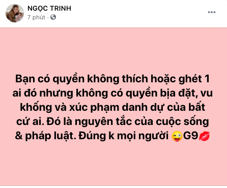 Sau ồn ào bị phát tán ảnh nóng, Ngọc Trinh công khai lên tiếng bảo vệ Hoa hậu Hương Giang giữa sóng gió anti-fan