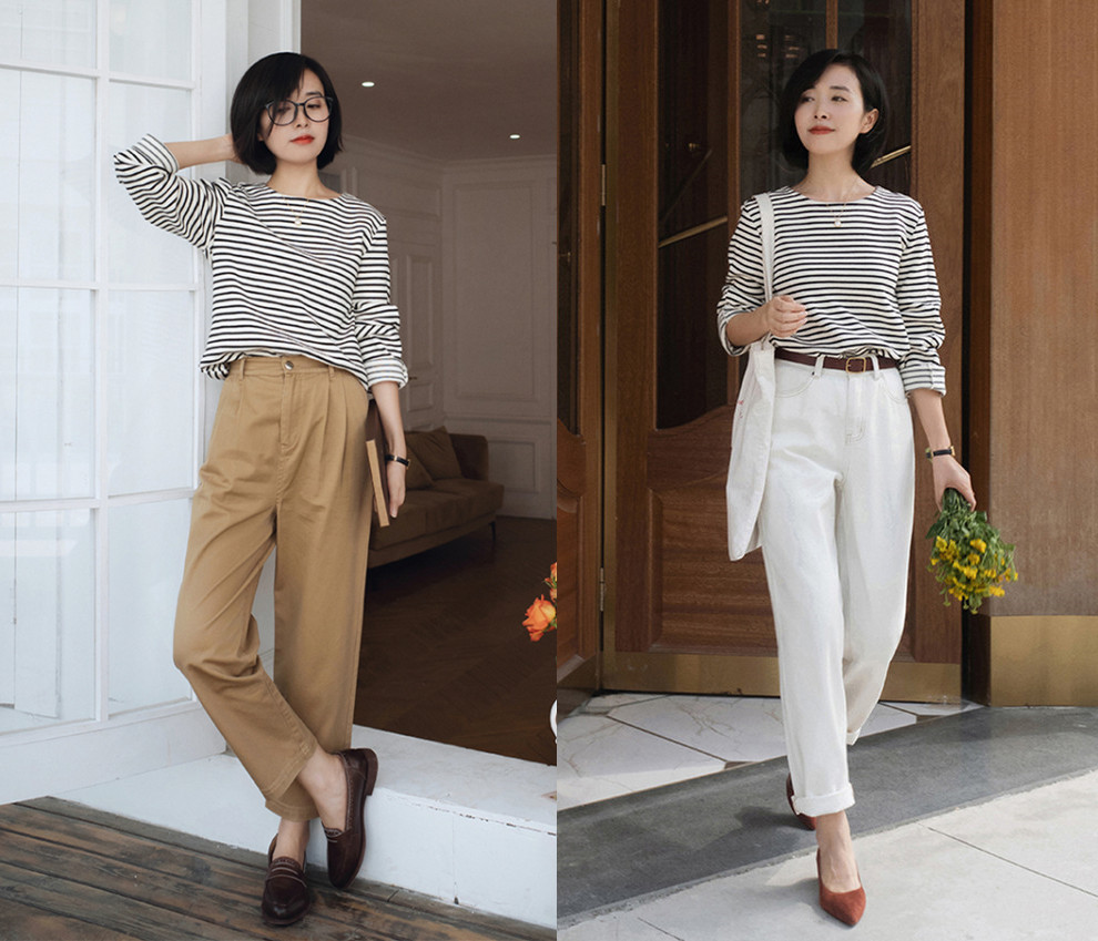 Thiếu đi 1 chiếc áo kẻ là bạn đã tự đánh điểm style tụt đi vài phần so với đồng nghiệp - Ảnh 4. Thiếu đi 1 chiếc áo kẻ là bạn đã tự đánh điểm style tụt đi vài phần so với đồng nghiệp - Ảnh 4.