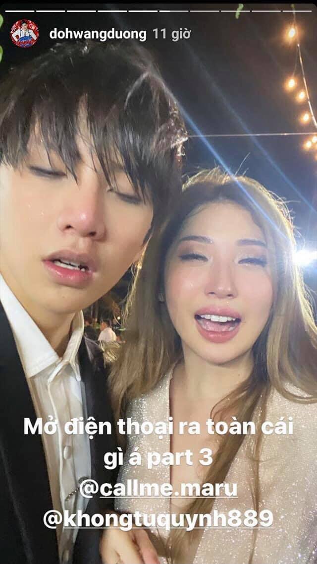 Dong Nhi posted a photo from showbiz at the wedding of the century: Noo Phuoc Thinh's face was blurry from crying, Minh Hang lost his image but the 