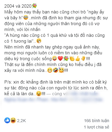 Đăng ảnh 16 năm trước bị người hâm mộ nghi ngờ phẫu thuật thẩm mỹ, MC Thành Trung nhanh chóng giải thích và khẳng định mình chưa từng động đến dao kéo - Ảnh 2.