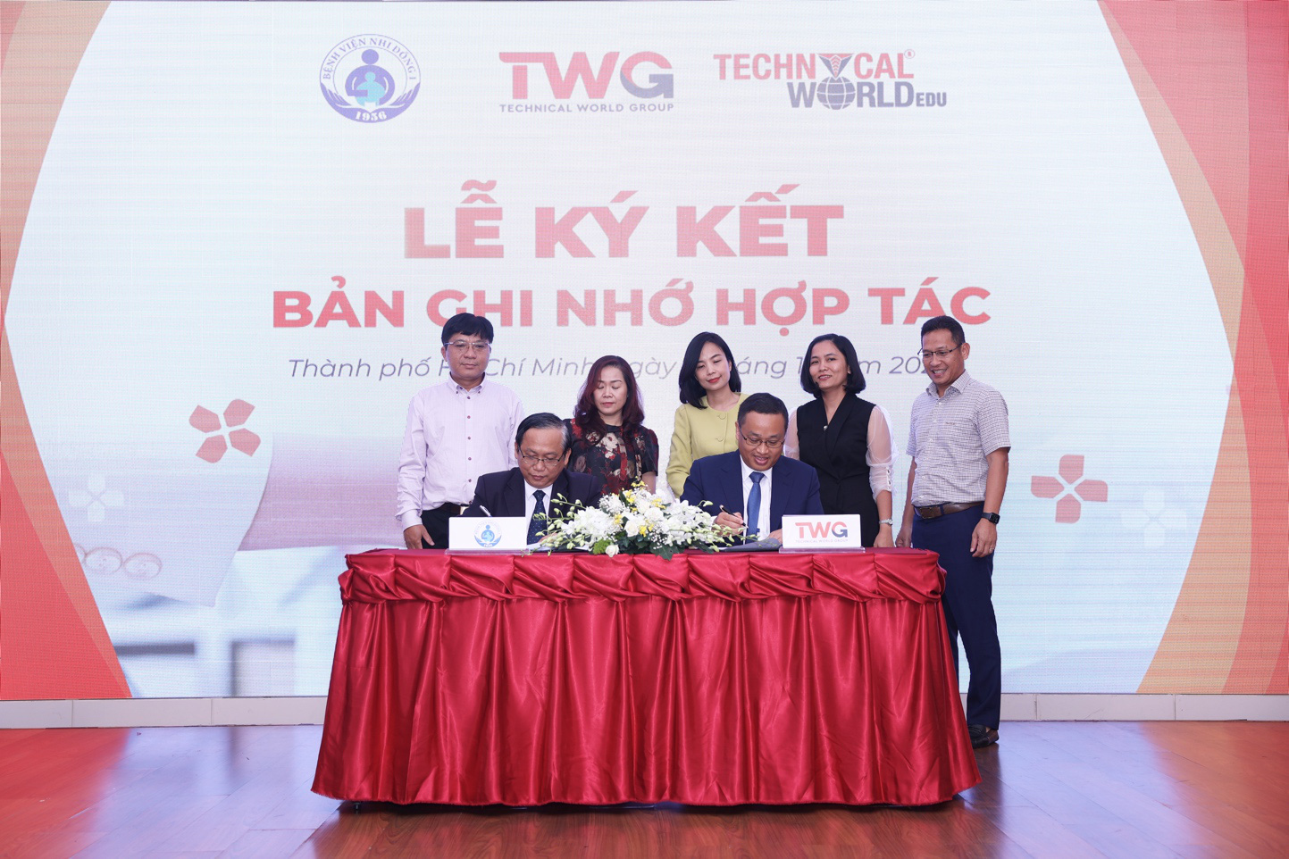 TWGroup hợp tác cùng bệnh viện nhi đồng 1 chăm sóc sức khoẻ toàn diện cho học sinh - Ảnh 1.