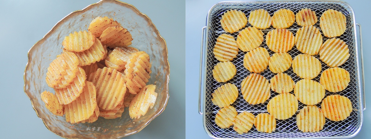 Dùng nồi chiên không dầu làm snack khoai tây giòn rụm ăn dần quá ngon! - Ảnh 4.