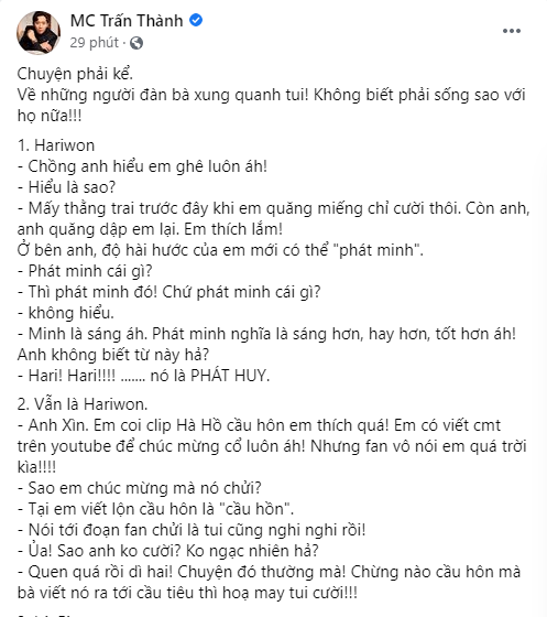 Hari Won chúc mừng Kim Lý - Hà Hồ nhưng lại bị fan nhắc nhở vì mắc lỗi sai khiến Trấn Thành cũng không bênh nổi - Ảnh 2.