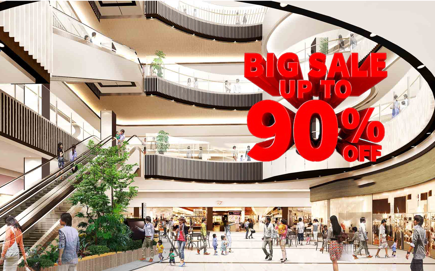 Black Friday: Nhiều trung tâm thương mại lớn, đại siêu thị tung siêu khuyến mại, lần đầu tiên có chương trình giảm giá tới 90%