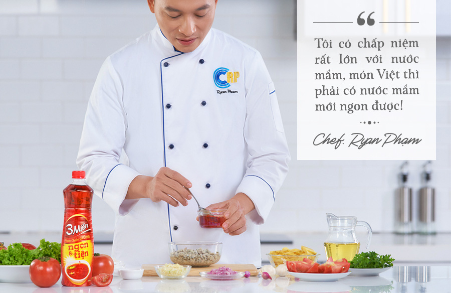 Chef Ryan Phạm bật mí tiêu chí chọn nước chấm trung hòa được khẩu vị 3 miền - Ảnh 1. Chef Ryan Phạm bật mí tiêu chí chọn nước chấm trung hòa được khẩu vị 3 miền - Ảnh 1.