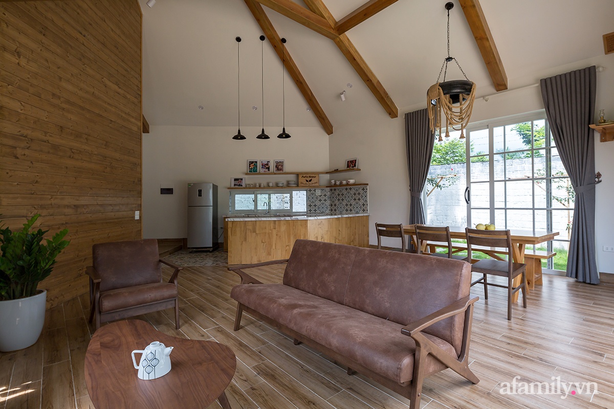 Căn nhà cấp 4 đẹp bình yên trên núi, hòa mình vào màu xanh cây cỏ ở Tam Đảo có chi phí hoàn thiện 800 triệu đồng - Ảnh 11.